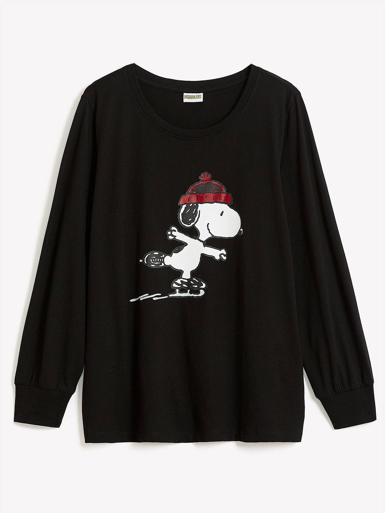 Long-Sleeve Pyjama Sweatshirt with Snoopy Print - ti Voglio