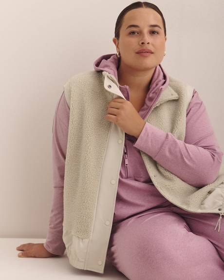 Sherpa Mock-Neck Vest - Active Zone Sherpa Mock-Neck Vest - Active Zone