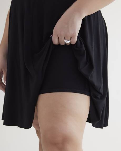 Responsible, Black Mini Knit Skort