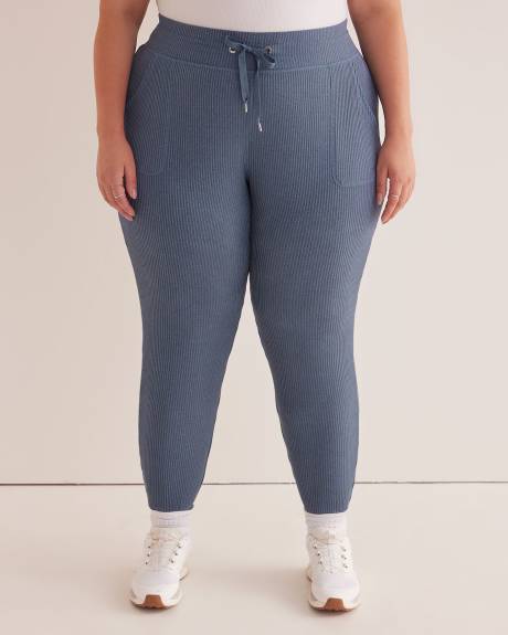 Ribbed Knit Jogger Pant - Active Zone