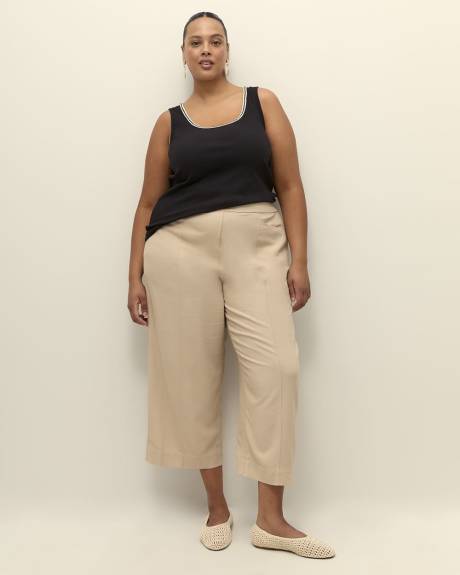 Camisole côtelée à encolure en U - Essentiels PENN.