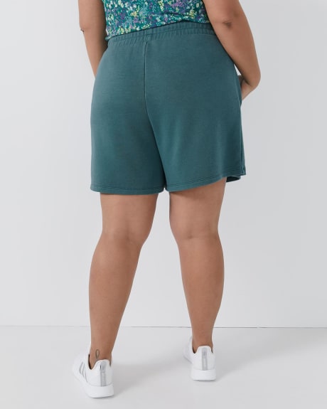 Enzyme-Washed French Terry Bermuda Short - Active Zone
