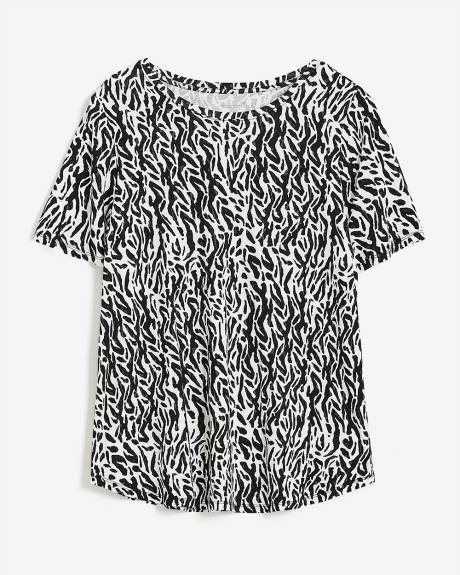 Printed Modern-Fit Tee - Addition Elle - PENN. Essentials
