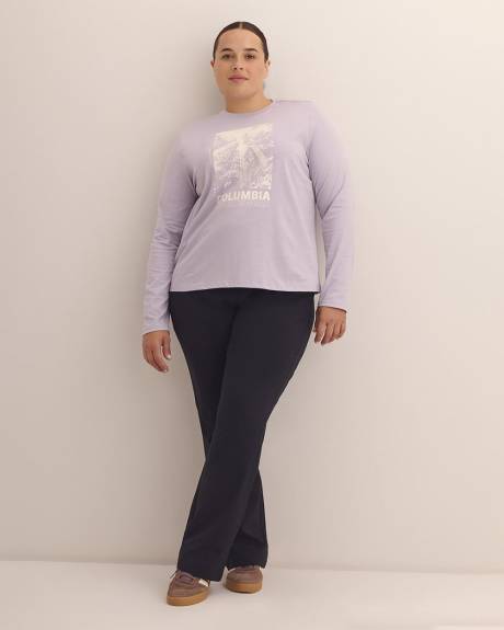 Rolling Bend Graphic Long-Sleeve Crewneck Top - Columbia