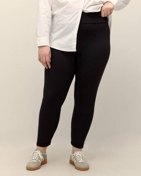 Reversible Plaid Ponte de Roma Legging - PENN. Essentials