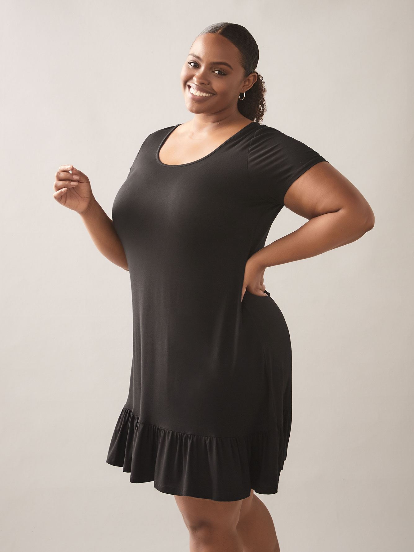 plus size black dress shirts
