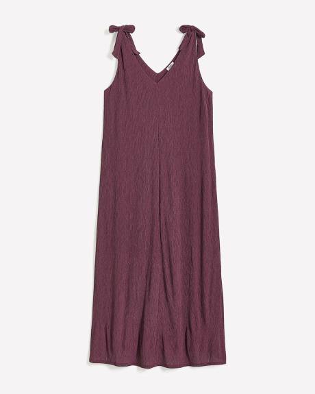 Maxi Dress with Shoulder Ties