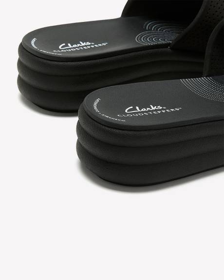 Sandale texturée à enfiler Drift Twist, pied large - Clarks