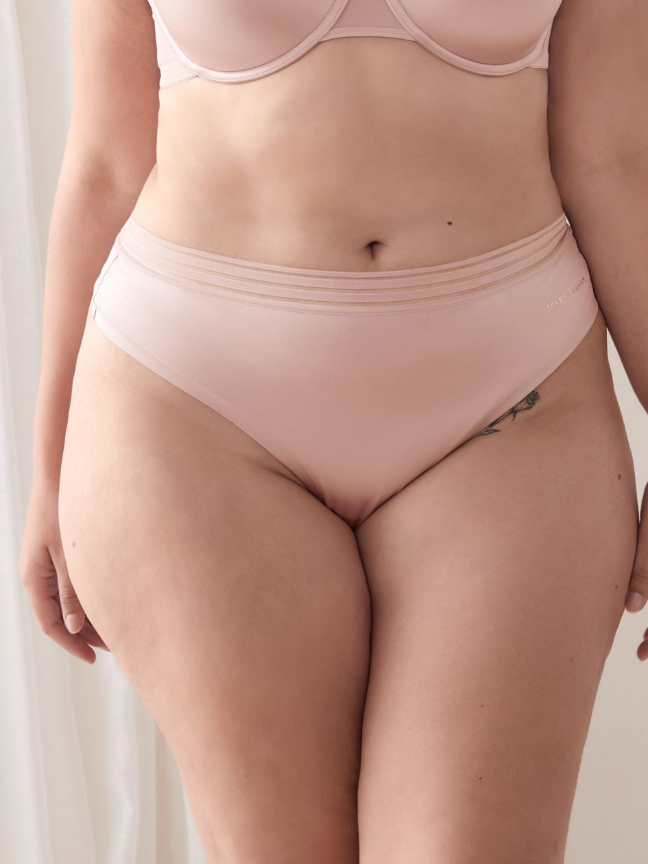 Solid Invisible Thong Panty - Ashley Graham