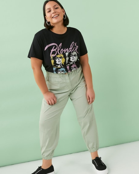 Short-Sleeve Crew Neck License T-Shirt - Addition Elle