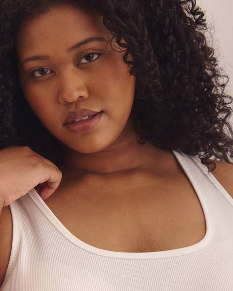 Camisole en tricot côtelé et col dégagé - Essentiels PENN.