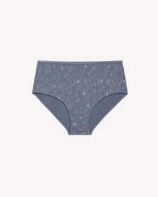 Culotte classique en coton fleuri à pois avec élastique scintillant - ti Voglio