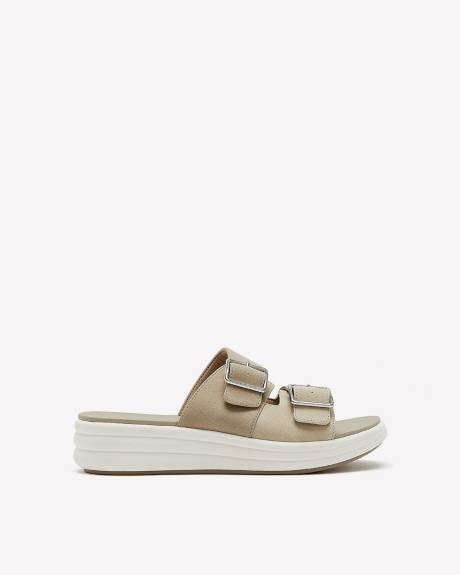 Sandales Drift à doubles boucles, pied large - Clarks