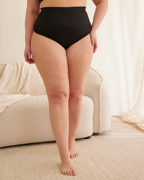 Culotte tanga à taille haute avec dentelle crochetée - ti Voglio