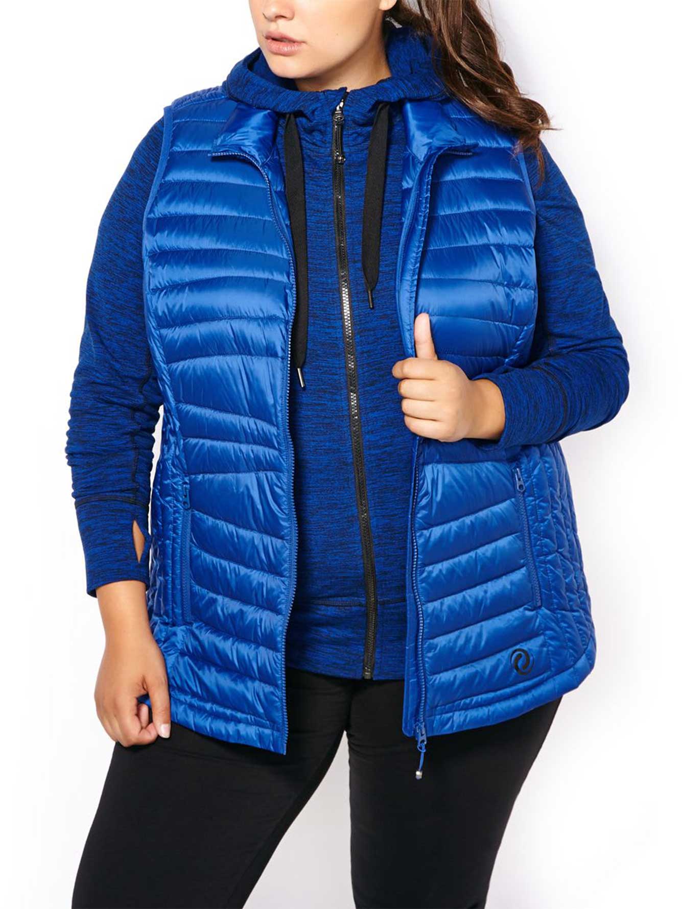 ActiveZone PlusSize Packable Down Vest Penningtons