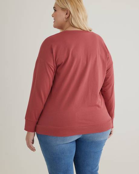 Pull à col rond avec imprimé de Tweety Bird