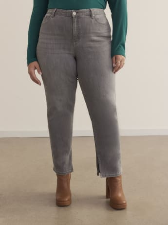 Responsible, 1948 Fit Straight-Leg Jeans with Inner Slit - d/C Jeans