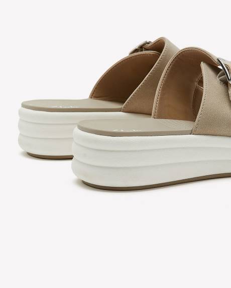 Sandales Drift à doubles boucles, pied large - Clarks