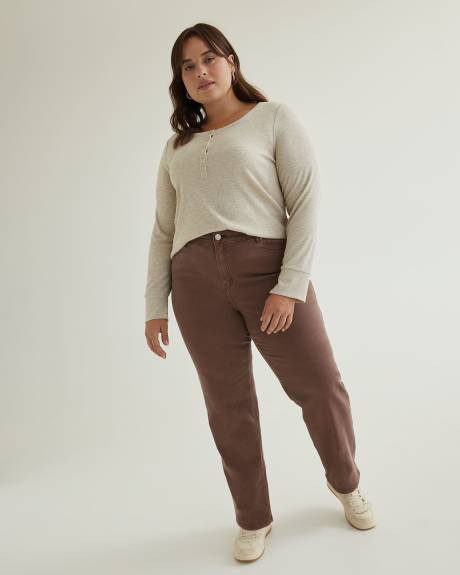Jean coloré à jambe droite, coupe 1948, tissu responsable - d/C JEANS