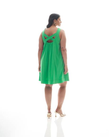 Poplin Swing Sleeveless Dress - Addition Elle