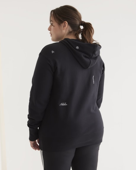 Black Hoodie with Assorted Logos - adidas