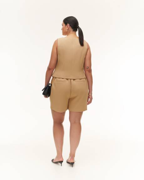 Buttoned Down Blazer Vest - Addition Elle