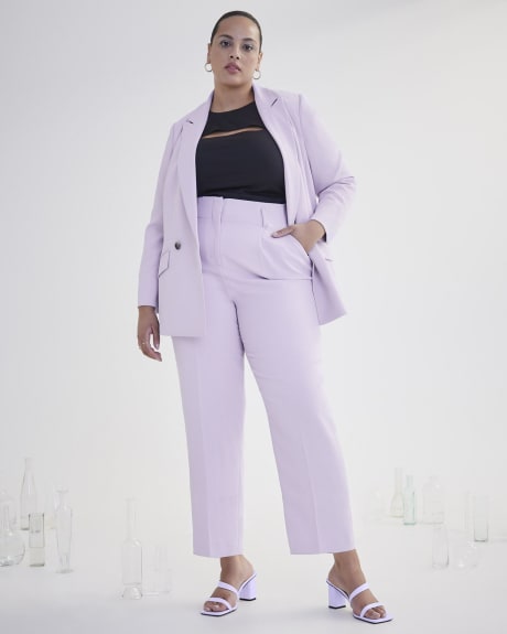 High-Waisted Straight-Leg Pant - Addition Elle
