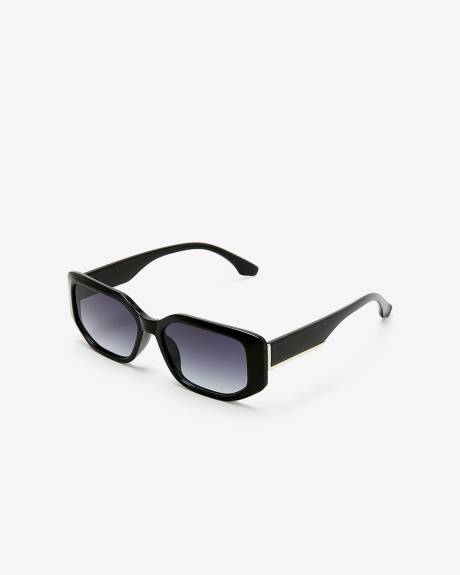 Black Rectangular Sunglasses