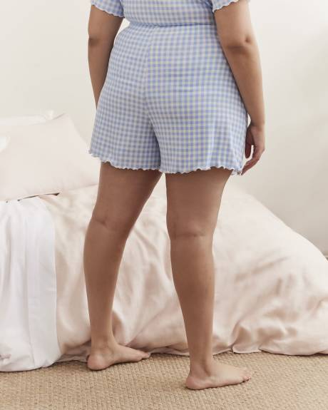 Plaid Lettuce Edge Boxer - ti Voglio