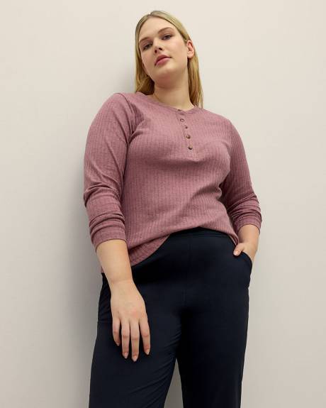 Brea Falls Long-Sleeve Henley T-Shirt - Columbia