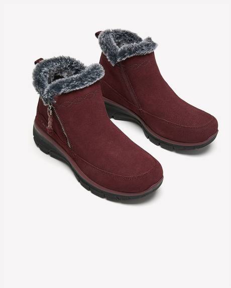Wide Width, Easy Going Coloured Zipped Bootie - Skechers