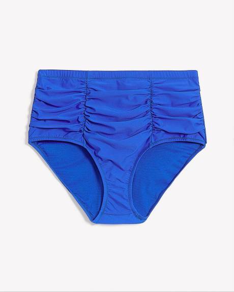 High-Waisted Costa Swim Brief - Raisins Curve