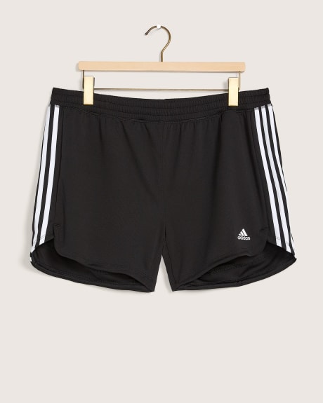 Responsible, 3-Stripes Black Knit Short - adidas