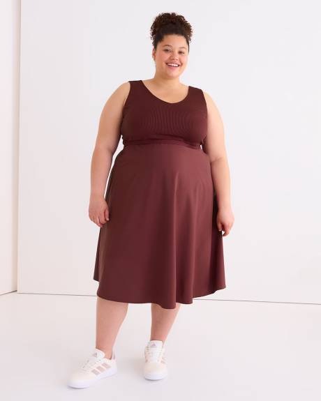 Responsible, Sleeveless V-Neck Dress - Active Zone