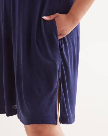 Knit Cover-Up Swim Dress