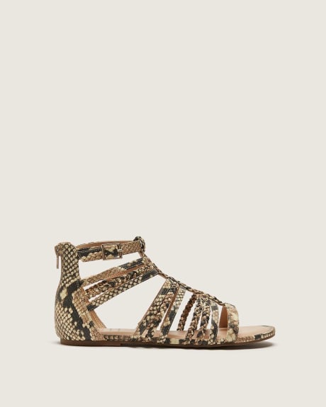 Wide-Width, Gladiator Sandals - Addition Elle