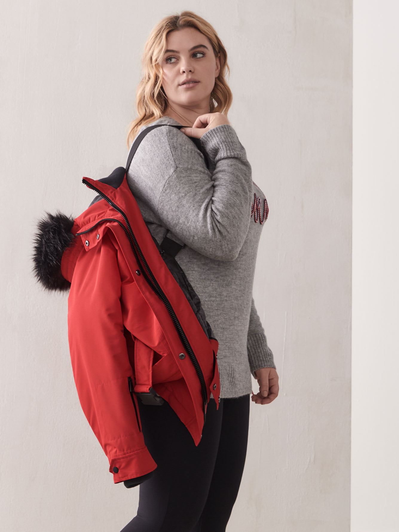 Belted Ski Jacket Addition Elle Penningtons