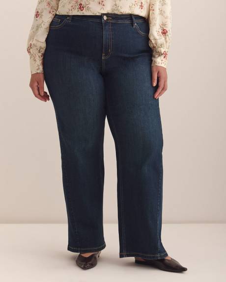 Ultra-Wide-Leg Denim Pant - Addition Elle
