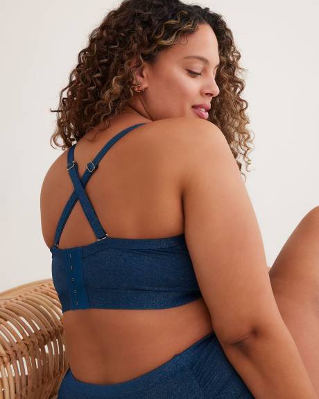 Crossed and Draped Chest Bikini Top