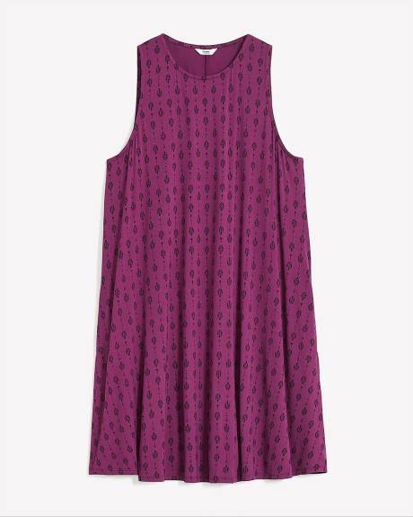 Responsible, Sleeveless Swing Dress with Pockets