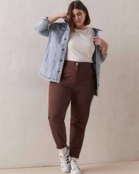 Solid Cargo Pant - Addition Elle