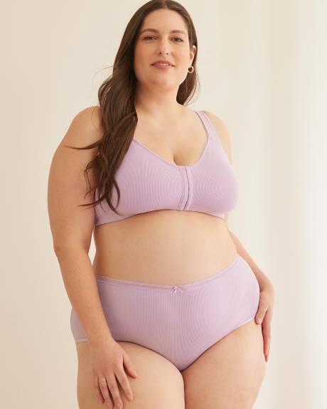 Front-Closure Wirefree Cotton Bra - ti Voglio