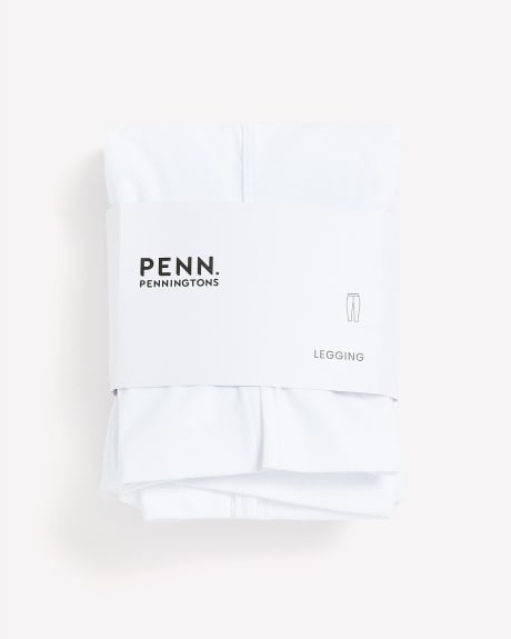 White Denim Capri Legging - PENN. Essentials