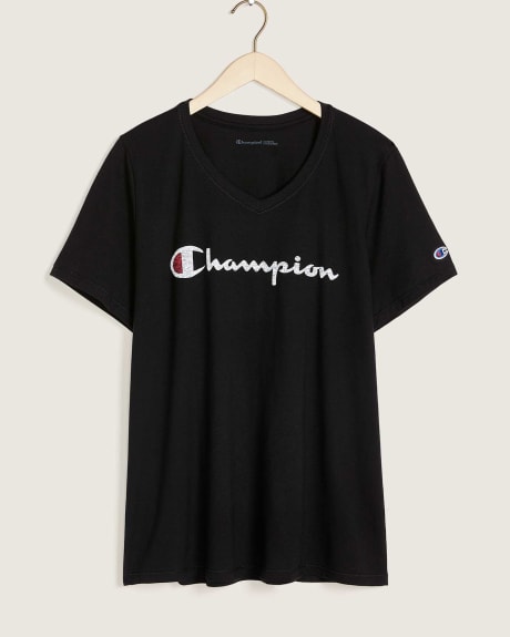 T-Shirt col en V Graphic - Champion
