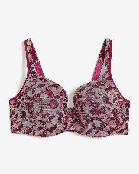 Mesh Underwire Contour T-Shirt Bra - Déesse Collection