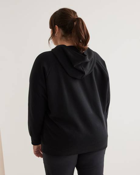 Kangourou en molleton, coupe Boyfriend, noir - adidas