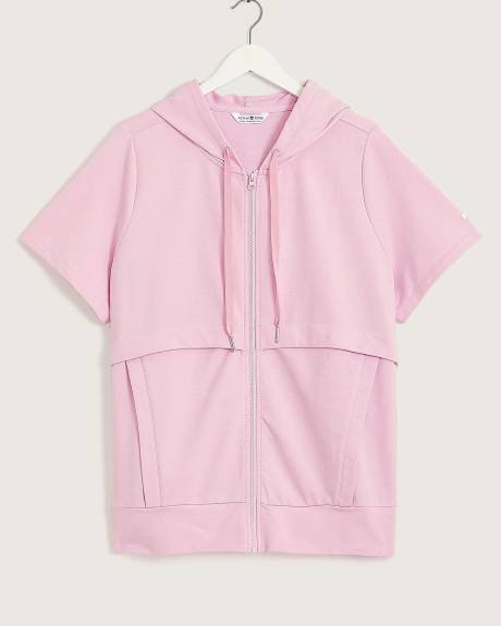 Veste avec capuchon en tricot français - Active Zone
