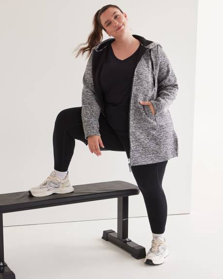 Fleece Hooded Jacket - Active Zone