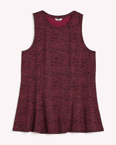 Responsible, Printed Long Knit Swing Top - PENN. Essentials