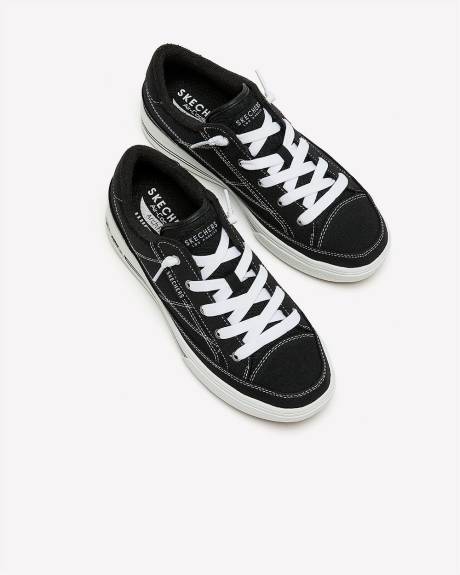 Wide Width, Arch-Fit Canvas Slip-On Sneaker - Skechers